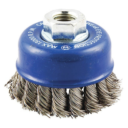 Cup Brush, Wire 0.020" dia., SS