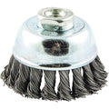 Cup Brush, Wire 0.020" dia., Carbon Steel