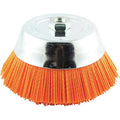 Cup Brush, Wire 0.040" dia., Nylon