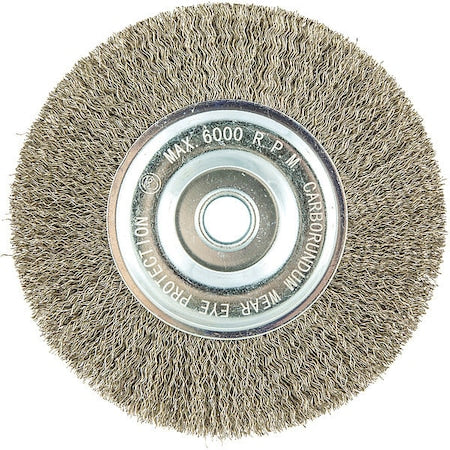 Wire Wheel Brush, 0.0118" dia. Wire