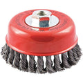 Cup Brush, Wire 0.020" dia., Carbon Steel