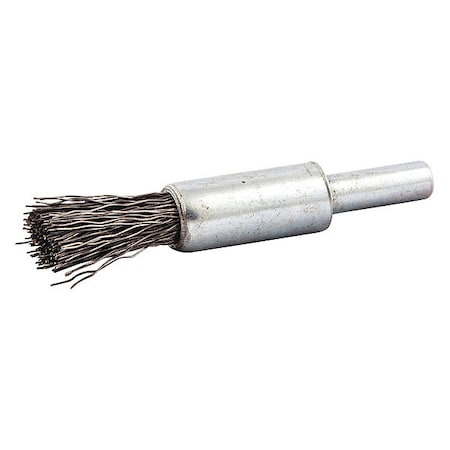 End Brush, Shank 1/4", Wire 0.012" dia.