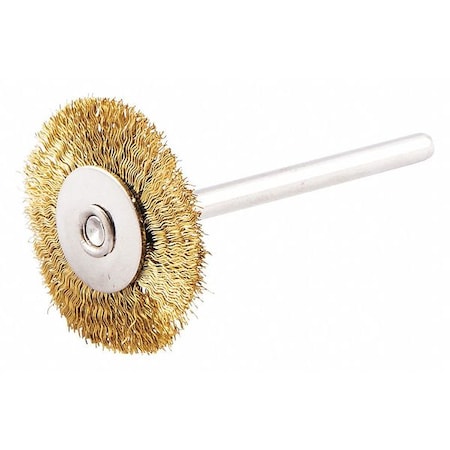 Wire Wheel Brush, 0.005" dia. Wire