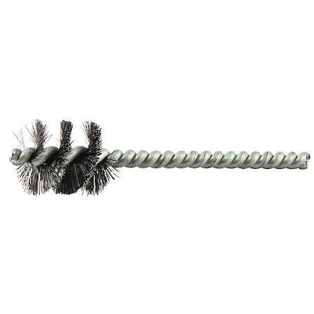 Tube Brush, 0.006 in dia. Wire, Steel