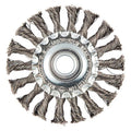 Wire Wheel Brush, 0.014" dia. Wire