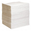 Sorbent Pad, 27 gal, 15 in x 19 in, Universal, Gray, Cellulose