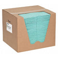 Sorbent Pad, 26 gal, 15 in x 19 in, Universal, Green, 100 PK