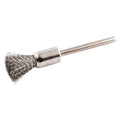 End Brush, Shank 1/8", Wire 0.005" dia.