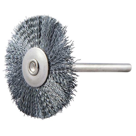 Wire Wheel Brush, 0.005" dia. Wire