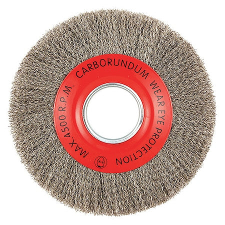 Wire Wheel Brush, 0.0118" dia. Wire
