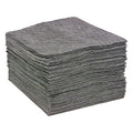Sorbent Pad, 28 gal, 15 in x 19 in, Universal, Gray, 100 PK