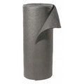 Sorbent Roll, 49 gal, 30 in x 150 ft, Universal, Gray, Polypropylene