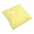 Sorbent Pillow, 30 gal, 10 in x 10 in, Harsh Chemicals, Yellow, 40 PK