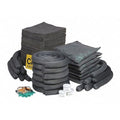 Spill Kit Refill, 87 gal Volume Absorbed per Kit, 95 gal Capacity, Box, Clear, 196