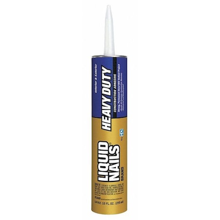 Construction Adhesive, Heavy Duty Series, Tan, 10 oz, Cartridge