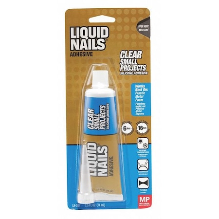 Adhesive, Clear Small Projects Series, Beige Tan, 24 hr Full Cure, 2.5 oz, Tube