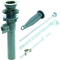 Body: ABS; Flange: Stainless Steel, Pop-Up Drain, Pop-Up Assembly