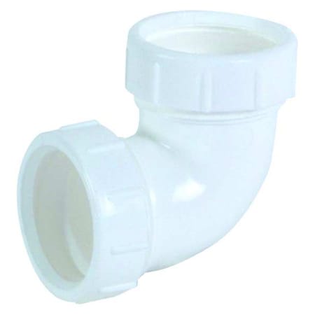 Elbow, 90 deg., Wht Drain, Slip Connection