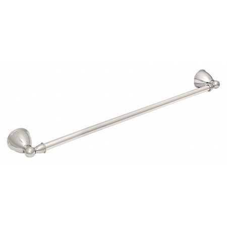 Towel Bar, Chrome Finish, Bar 24" L