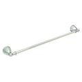 Towel Bar, Brushed Nickel Finish, Bar 24"L