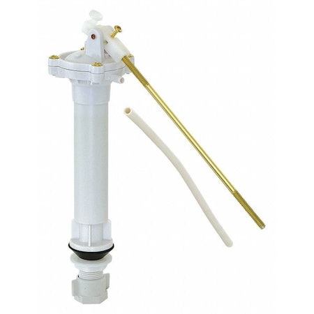 Ballcock, Plastic, White