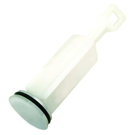 Pop-Up Stopper, White, Pipe 1-1/4" dia.