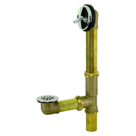 Trip Lever, Gold, Pipe 1-1/2" dia.