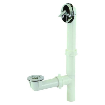 Trip Lever, Silver, Pipe 1-1/2" dia.