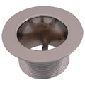 Bath Strainer Body, Silver, Pipe 1-1/2"dia