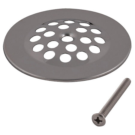 Bath Drain Stainer, Silver, Pipe 1-3/4"dia