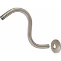 S Shape Shower Arm and Flange, 8" L