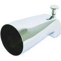 Ez-Flo Pull Up Diverter Spout, 1/2 in IPS Connection, 5-1/4 in Spout Reach, Zinc, Chrome