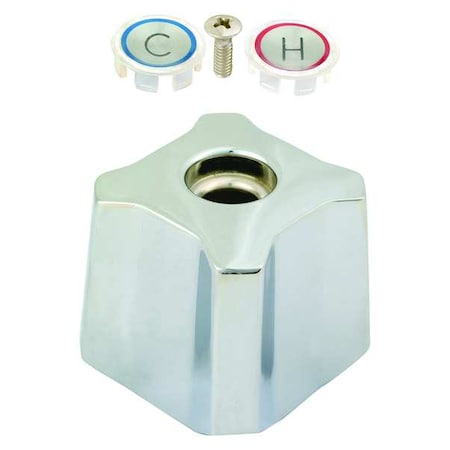 Four Blade Shower Handle, 2" L