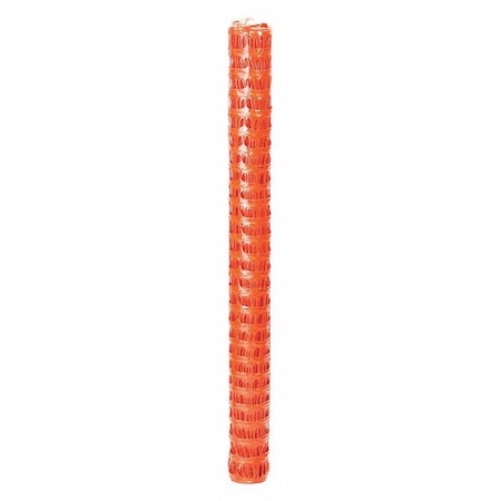 Fence, 4" x 2-1/4" Mesh, 4 ft. H, Orange