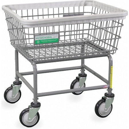 Antimicrobial Wire Utility Cart, 2.5 Bushel