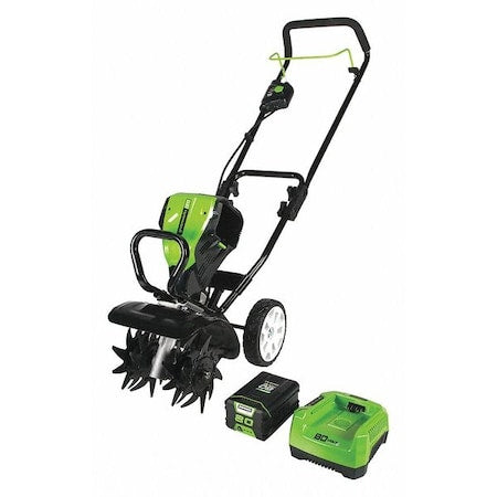 Tiller/Cultivator, Tines 8" L, Tilling 5"D