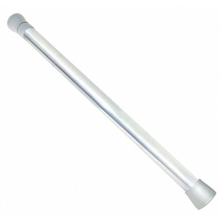 Shower Rod, Polished Chrome Finish, 72"L