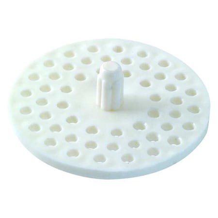Strainer, White, Round, 3-1/8 in Dia
