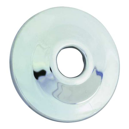 1/2 Dia, ABS, Silver, Sure Grip Flange