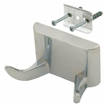 Robe Hook, Brushed Nickel, 1-7/16" H