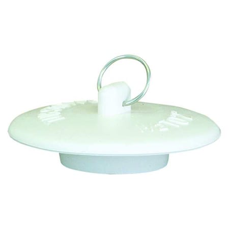 Stopper, White, Rubber, 3" L