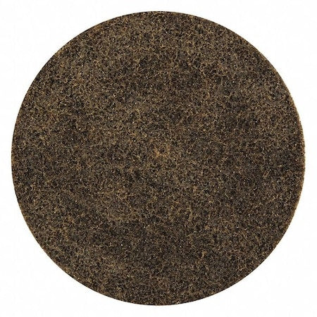 Hook-and-Loop Surface Conditioning Disc, 4-1/2" Dia, Non-Vacuum, Aluminum Oxide, 40 Grit