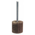 Mounted Flap Wheel, Straight, Coated