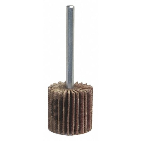 Mounted Flap Wheel, Straight, Coated
