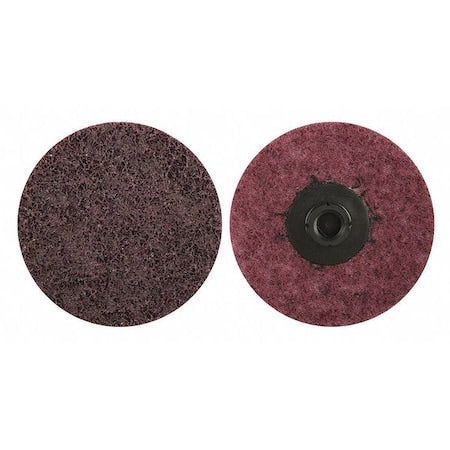 Quick Change Disc, 2" dia., 80 Grit, Maroon