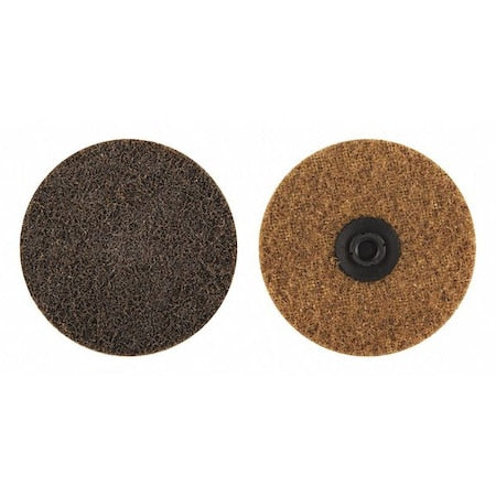 Quick Change Disc, 3" dia., 60 Grit, Brown