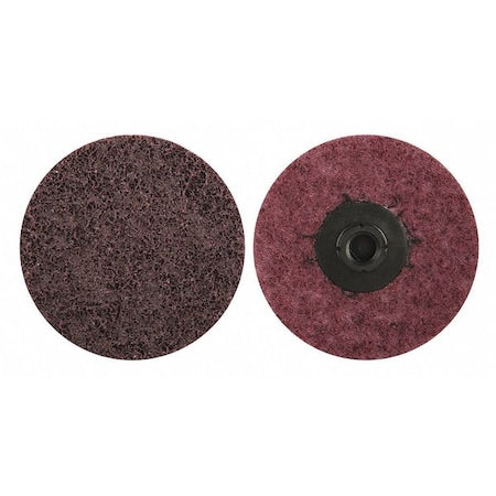 Quick Change Disc, 3" dia., 80 Grit, Maroon