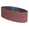 Sanding Belt, 4 in W, 24 in L, Coated, Aluminum Oxide, P80 Grit, Coarse, YP0998W, Brown
