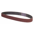 Sanding Belt, 1/2 in W, 12 in L, Coated, Aluminum Oxide, P60 Grit, Coarse, YP0998W, Brown