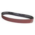 Sanding Belt, 2 in W, 48 in L, Coated, Aluminum Oxide, P80 Grit, Coarse, YP0998W, Brown